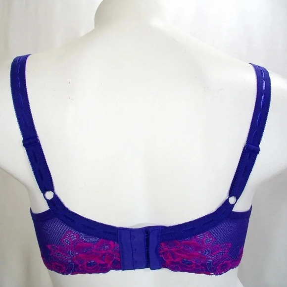 36D Paramour 115946 by Felina Madison UW Bra Purple NW - Picture 5 of 11